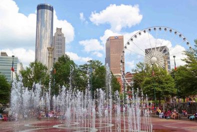 water fountain olympic centennial park